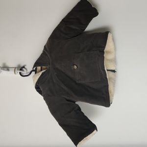 Bonton French Parisian Brand Baby Sherpa Winter Coat Jacket Cute